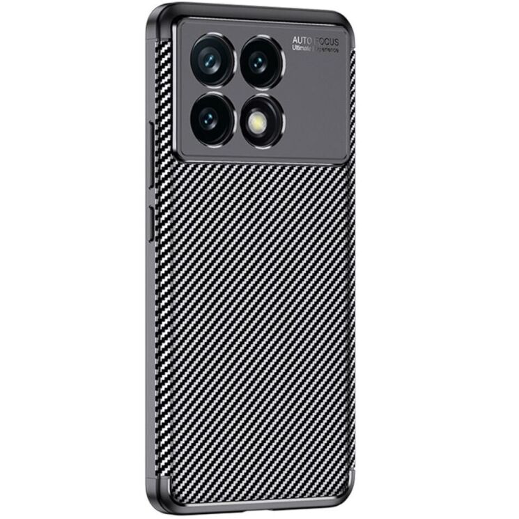 Защитный чехол Deexe Fusion для Xiaomi Poco F6 Pro - Black: фото 2 из 9