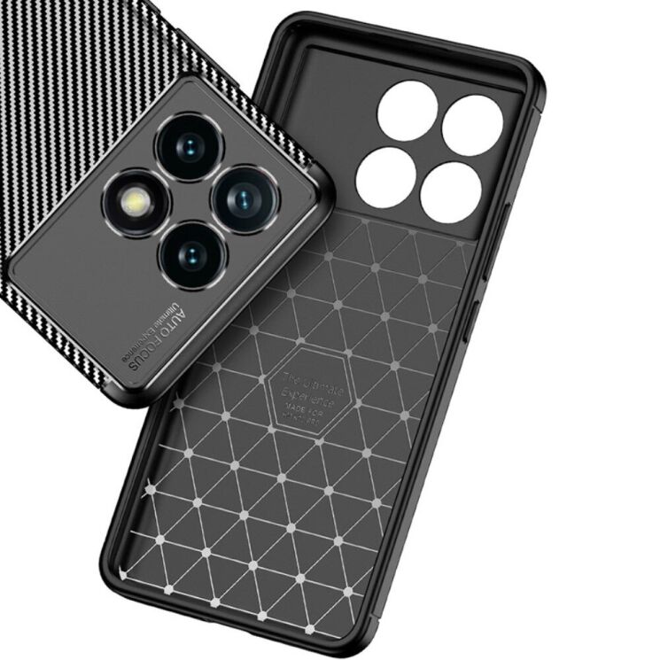 Защитный чехол Deexe Fusion для Xiaomi Poco F6 Pro - Black: фото 6 из 9