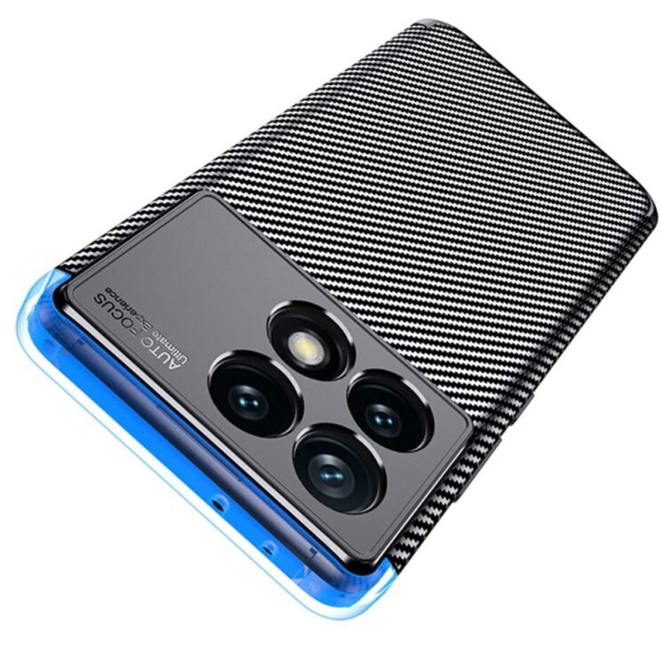 Защитный чехол Deexe Fusion для Xiaomi Poco F6 Pro - Black: фото 8 из 9