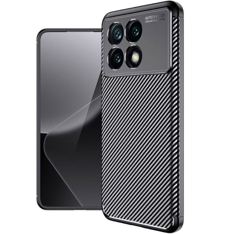 Защитный чехол Deexe Fusion для Xiaomi Poco F6 Pro - Black: фото 3 из 9