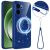 Защитный чехол Deexe Glitter Case with MagSafe для OnePlus 15R / Ace 6 / Ace 6T - Blue: фото 1 из 7