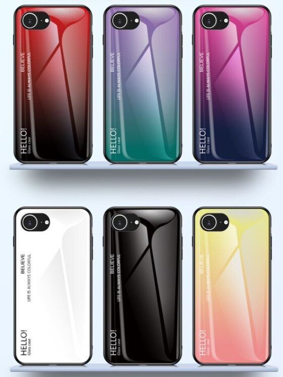 Захисний чохол Deexe Gradient Color для Apple iPhone 16e - Rose: фото 9 з 13