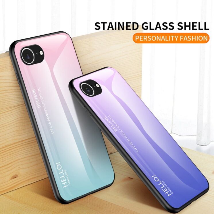 Захисний чохол Deexe Gradient Color для Apple iPhone 16e - Rose: фото 5 з 13