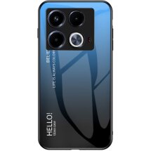 Защитный чехол Deexe Gradient Color для Infinix Note 40 - Black / Blue: фото 1 из 7