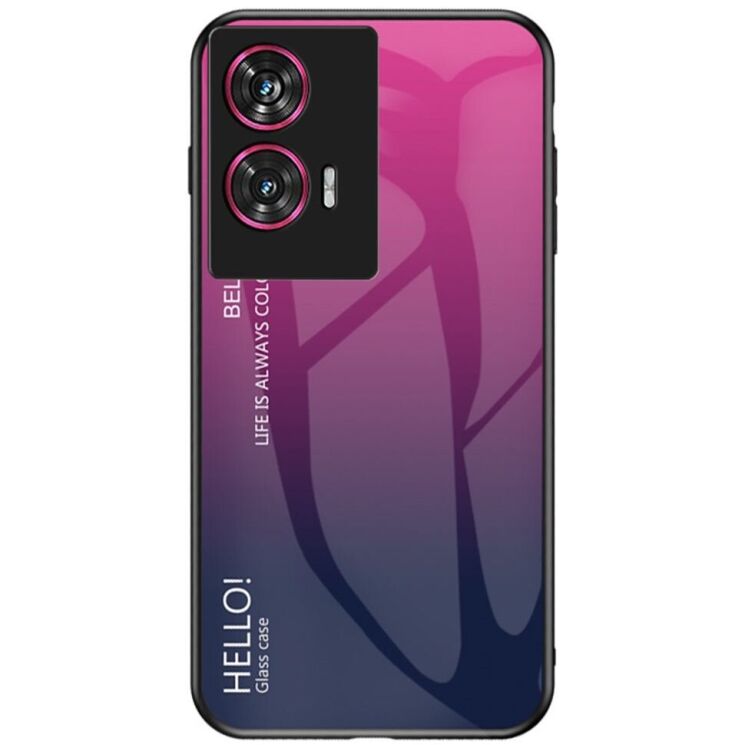 Защитный чехол Deexe Gradient Color для Motorola Edge 50 Fusion - Rose: фото 1 из 12