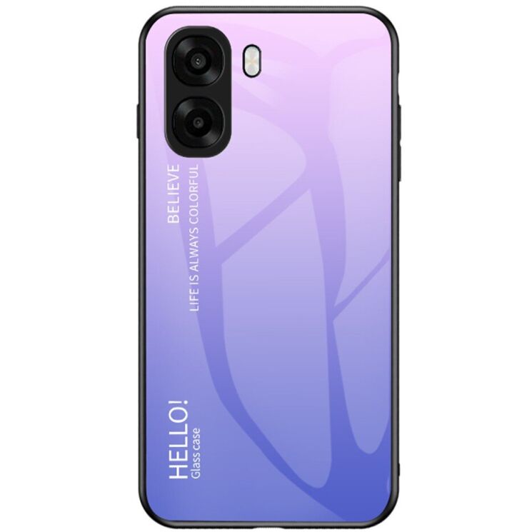 Захисний чохол Deexe Gradient Color для OPPO A6x - Pink / Purple: фото 1 з 8