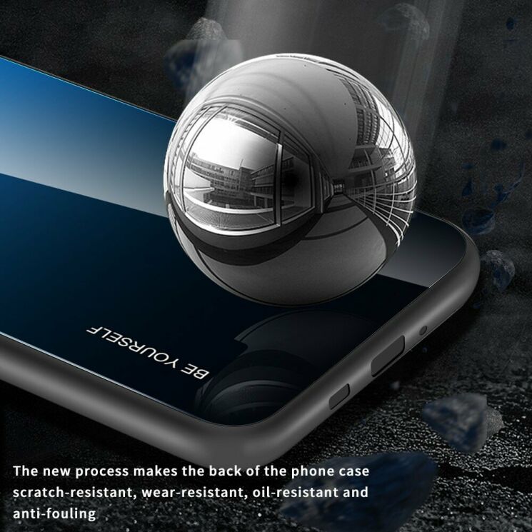 Защитный чехол Deexe Gradient Color для Samsung Galaxy S20 (G980) - Cyan / Blue: фото 7 из 11