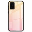 Защитный чехол Deexe Gradient Color для Samsung Galaxy S20 (G980) - Gold / Pink (316002A)