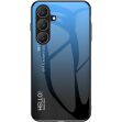 Защитный чехол Deexe Gradient Color для Samsung Galaxy S26 FE - Black / Blue (412752BL)