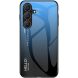 Защитный чехол Deexe Gradient Color для Samsung Galaxy S26 FE - Black / Blue (412752BL). Фото 1 из 6