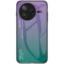 Защитный чехол Deexe Gradient Color для Xiaomi Poco F7 Pro - Purple: фото 1 из 8
