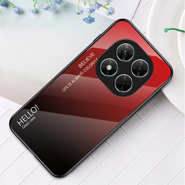 Защитный чехол Deexe Gradient Color для Xiaomi Poco X7 - Red / Black: фото 2 из 7