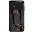 Защитный чехол Deexe Gradient Pattern для Xiaomi Poco M5 - Black / Gold (304934BF)