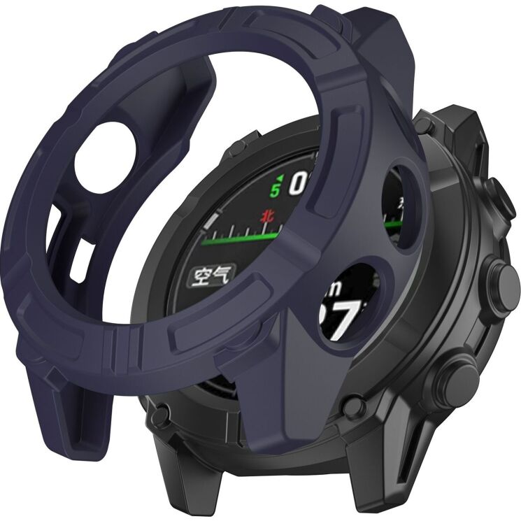 Защитный чехол Deexe Hollow Cover для Garmin Descent G2 - Midnight Blue (400700MB) Защитный чехол Deexe Hollow Cover для Garmin Descent G2 - Midnight Blue: фото 1 из 5