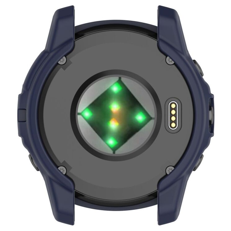 Защитный чехол Deexe Hollow Cover для Garmin Quatix 7 Pro - Midnight Blue: фото 7 из 8