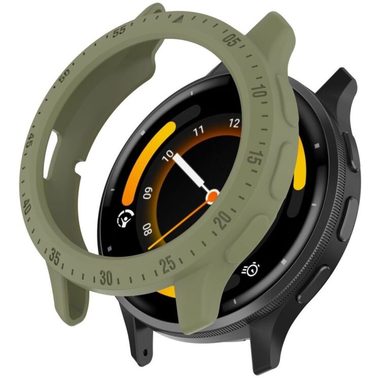 Защитный чехол Deexe Hollow Cover для Garmin Venu 3 - Green: фото 1 из 8