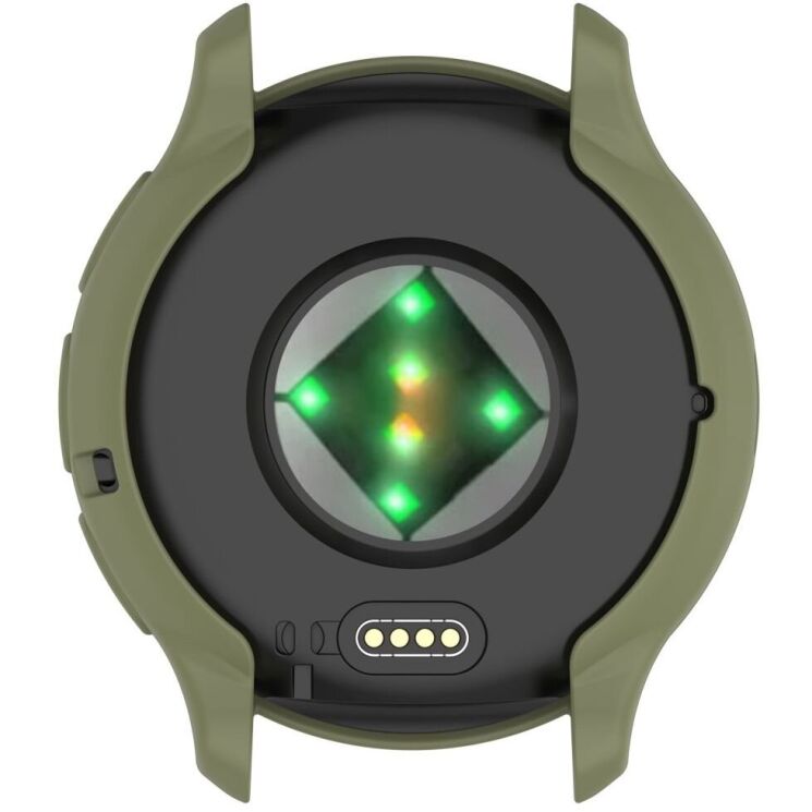Защитный чехол Deexe Hollow Cover для Garmin Venu 3 - Green: фото 7 из 8
