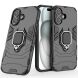 Защитный чехол Deexe Hybrid Case для Apple iPhone 16 - Black (360713B). Фото 1 из 6