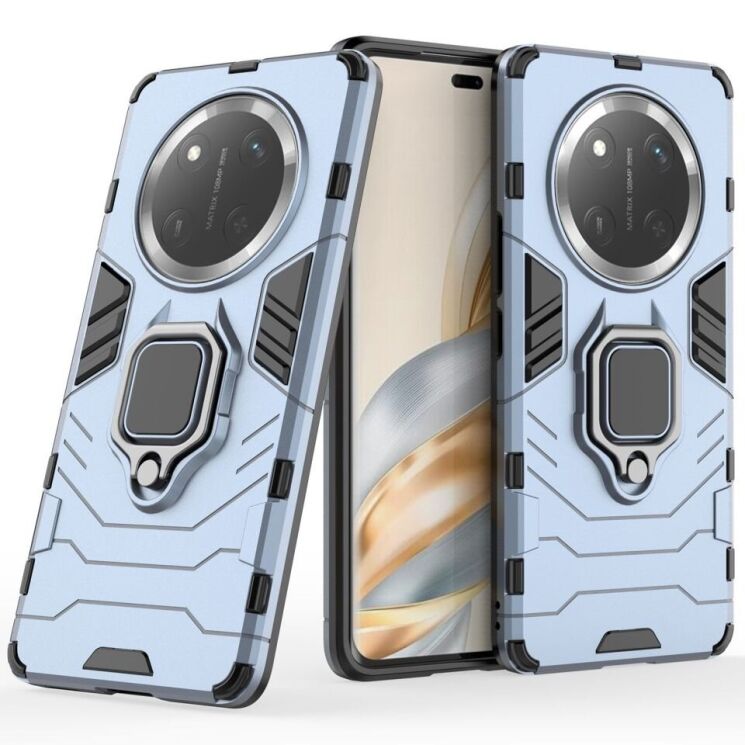 Защитный чехол Deexe Hybrid Case для Honor Magic 7 Lite - Blue: фото 1 из 6