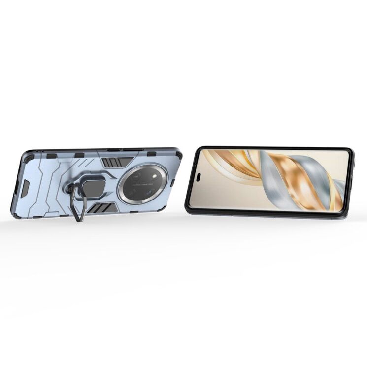 Защитный чехол Deexe Hybrid Case для Honor Magic 7 Lite - Blue: фото 3 из 6