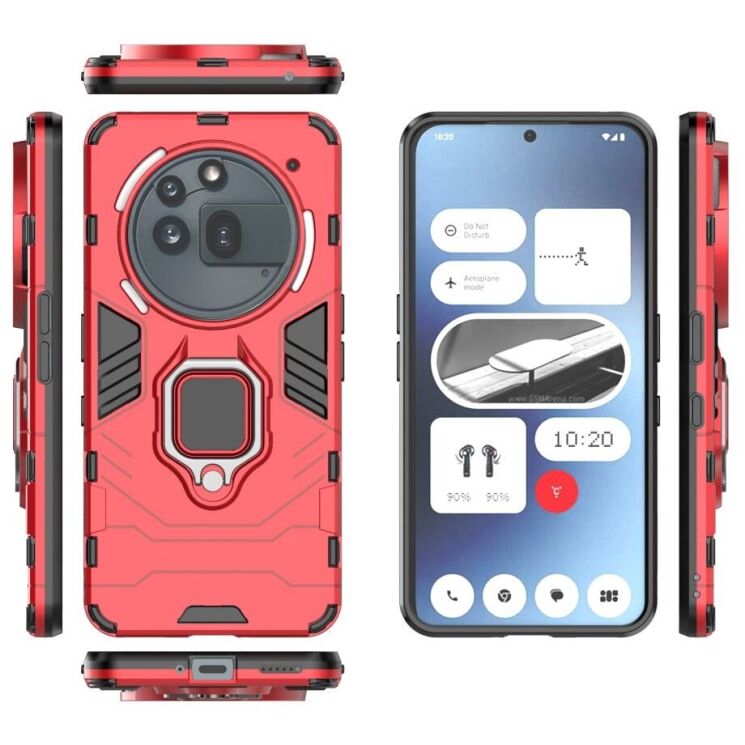 Защитный чехол Deexe Hybrid Case для Nothing Phone (3a) Pro - Black: фото 5 из 5