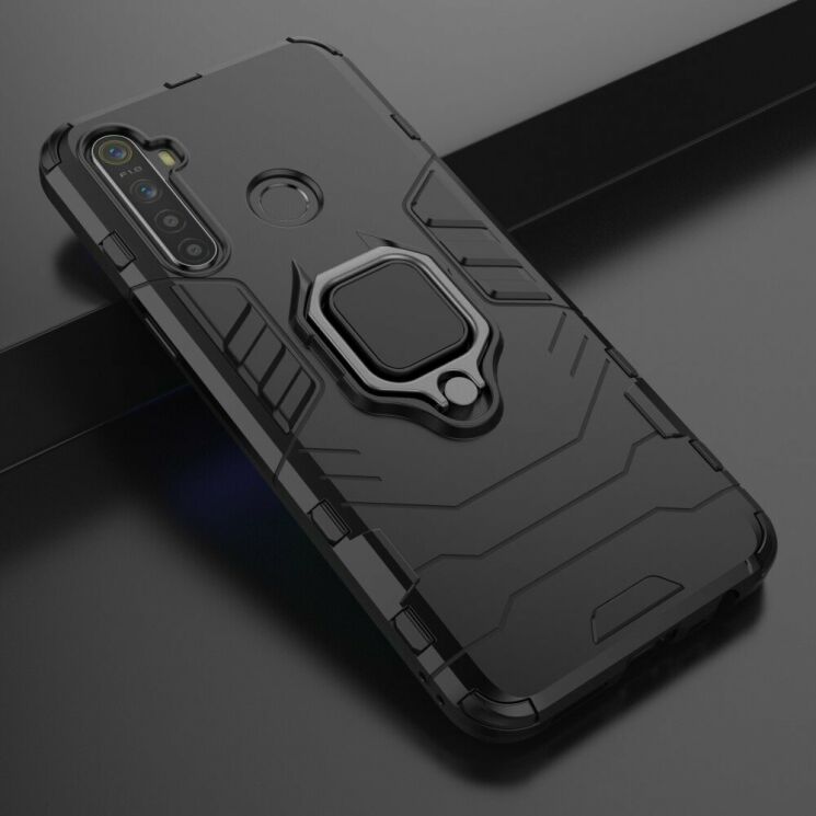 Защитный чехол Deexe Hybrid Case для Realme 5 / Realme 6i / Realme C3 - Black: фото 9 из 9