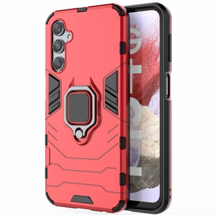 Захисний чохол Deexe Hybrid Case для Samsung Galaxy S23 FE - Red: фото 1 з 5