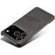 Захисний чохол Deexe Leather Back Cover для iPhone 18 Pro / 17 Pro - Black (423614B). Фото 5 з 5