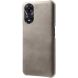 Захисний чохол Deexe Leather Back Cover для OPPO A38 / A18 - Grey: фото 1 з 4