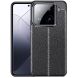Защитный чехол Deexe Leather Cover для Xiaomi 15 Pro - Black (371100B). Фото 1 из 11