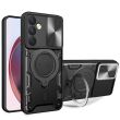 Захисний чохол Deexe Magnetic Space для Samsung Galaxy A35 (A356) - Black (354807B)