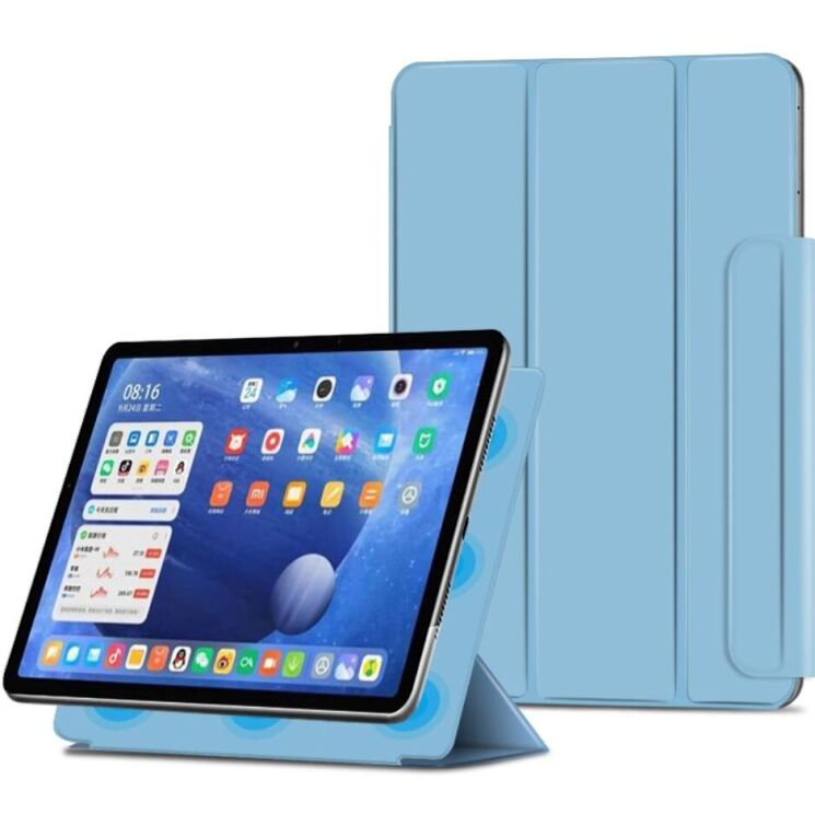 Защитный чехол Deexe Magnetic Stand для Xiaomi Mi Pad 5 / 5 Pro - Baby Blue: фото 1 из 4