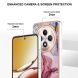 Защитный чехол Deexe Marble Case для OPPO Reno 12 F/FS - Purple (377801V). Фото 4 из 8