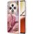 Защитный чехол Deexe Marble Case для OPPO Reno 12 F/FS - Rose Gold: фото 1 из 8