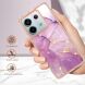 Защитный чехол Deexe Marble Style для Xiaomi Redmi Note 13 Pro 5G / Poco X6 - Purple (341167V). Фото 4 из 6