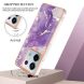 Защитный чехол Deexe Marble Style для Xiaomi Redmi Note 13 Pro 5G / Poco X6 - Purple (341167V). Фото 3 из 6