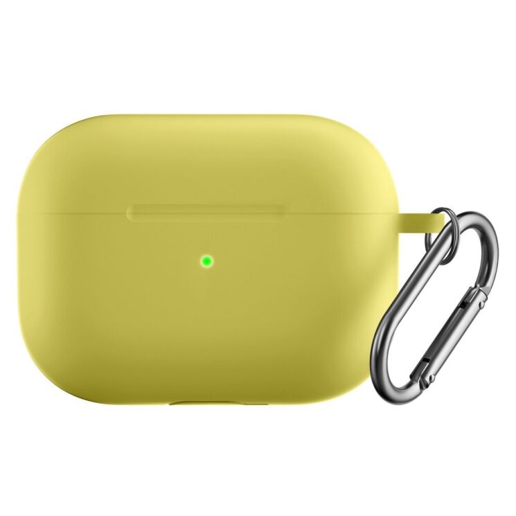 Захисний чохол Deexe Matte Case (FH) для Apple AirPods Pro 2 - Yellow: фото 1 з 5