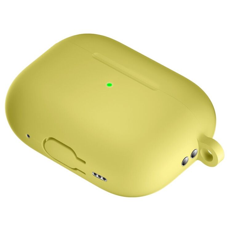 Захисний чохол Deexe Matte Case (FH) для Apple AirPods Pro 2 - Yellow: фото 4 з 5