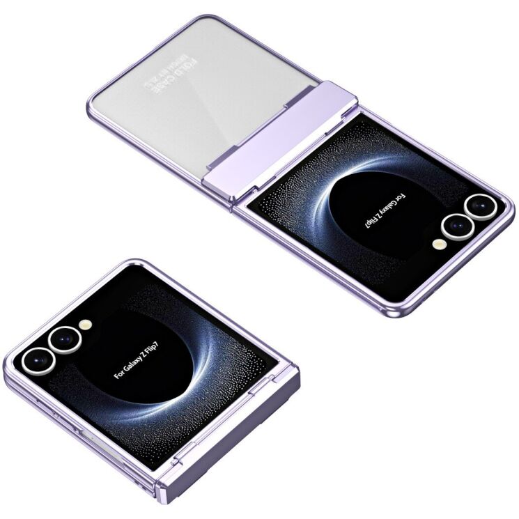 Защитный чехол Deexe Mirage Series для Samsung Galaxy Flip 7 - Purple: фото 3 из 13