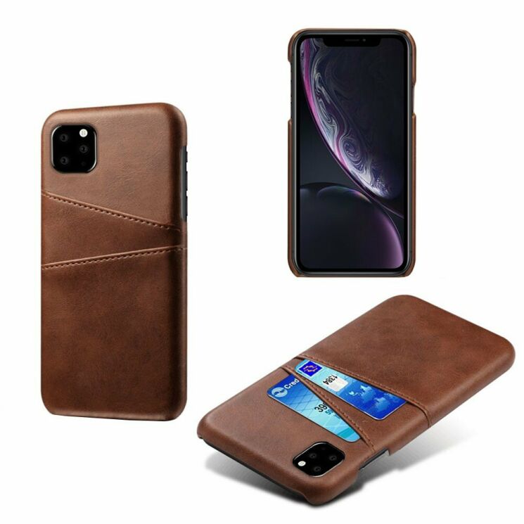 Захисний чохол Deexe Pocket Case для iPhone 11 - Brown: фото 1 з 5