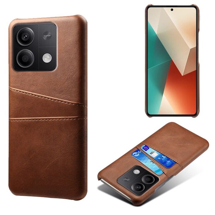 Защитный чехол Deexe Pocket Case для Xiaomi Redmi Note 13 5G - Brown: фото 1 из 4