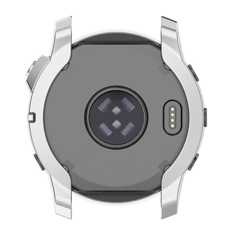 Захисний чохол Deexe Protective Frame для Garmin Fenix 7X / 7X Solar - Silver: фото 6 з 7