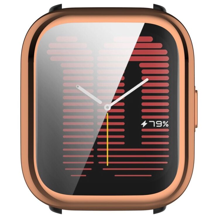 Защитный чехол Deexe Protective Frame для Huami Amazfit Active (A2211) - Rose Gold: фото 5 из 8
