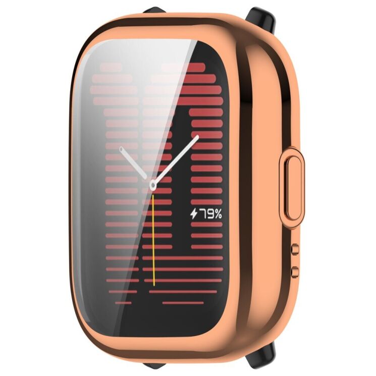 Защитный чехол Deexe Protective Frame для Huami Amazfit Active (A2211) - Rose Gold: фото 2 из 8