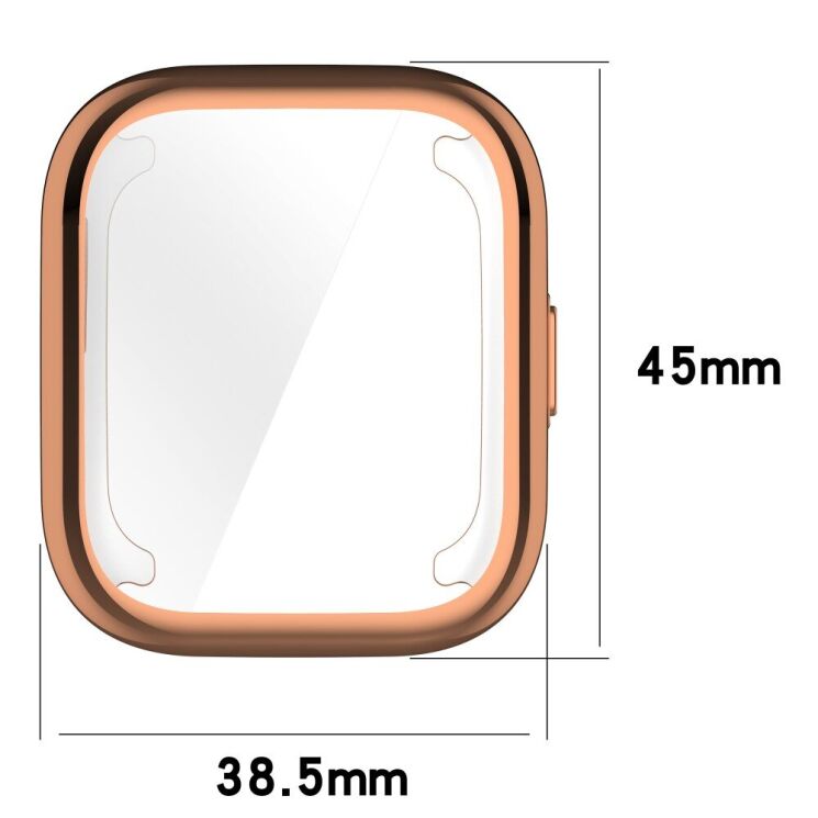 Защитный чехол Deexe Protective Frame для Huami Amazfit Active (A2211) - Rose Gold: фото 8 из 8