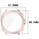 Захисний чохол Deexe Protective Frame для Samsung Galaxy Watch 7 (44mm) - Pink (358201P). Фото 7 з 7