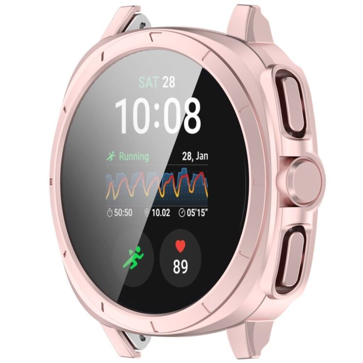 Захисний чохол Deexe Protective Frame для Samsung Galaxy Watch 7 (44mm) - Pink: фото 5 з 7
