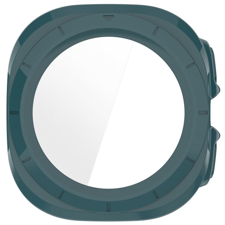 Защитный чехол Deexe Protective Frame для Samsung Galaxy Watch Ultra (47mm) - Dark Green: фото 6 из 7