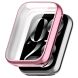 Защитный чехол Deexe Protective Frame для Xiaomi Mi Smart Band 9 Pro - Pink (370301P). Фото 1 из 8