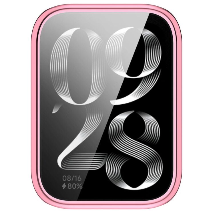 Защитный чехол Deexe Protective Frame для Xiaomi Mi Smart Band 9 Pro - Pink: фото 6 из 8